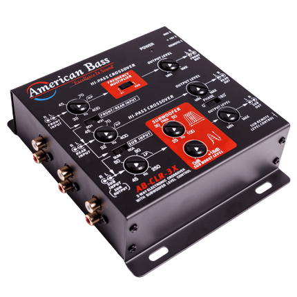 AB-CLR-3X 3-Way Active Electronic Crossover with Subwoofer Level Control