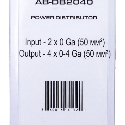 American Bass AB-DB2040 — 0 Gauge Power Distribution Block