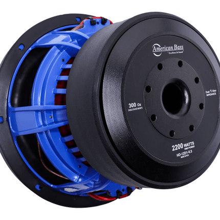 HD 12″ Car Subwoofer | 2000 Watts RMS | Dual Voice Coil 1 Ohm or 2 Ohm