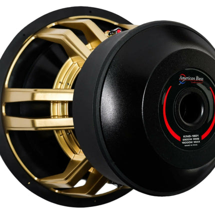 King 18″ Car Subwoofer | 6500 Watts RMS | Dual Voice Coil 1 Ohm or 2 Ohm