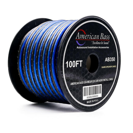 10 Gauge Megaflex Speaker Wire 100ft Spool - American Bass Audio