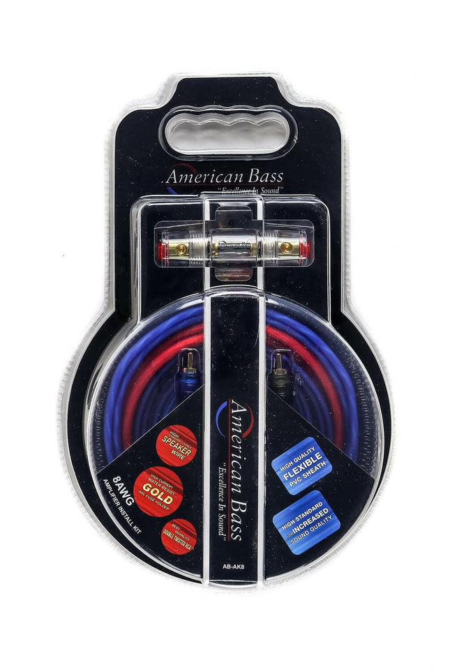 American Bass 8 Gauge Amplifier Kit - American Bass Audio