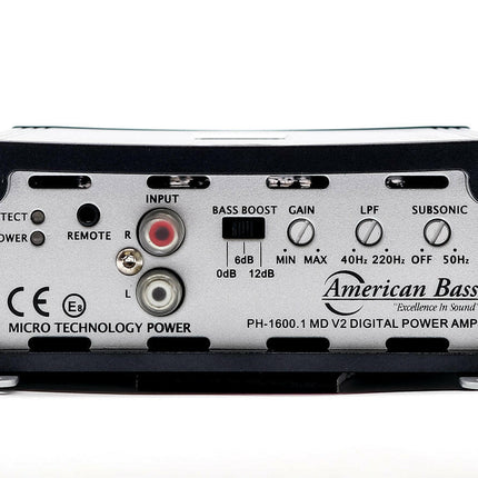 PH-1600 MD Amplifier - American Bass Audio