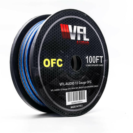 VFL 12 Gauge OFC Wire 100ft Roll - American Bass Audio