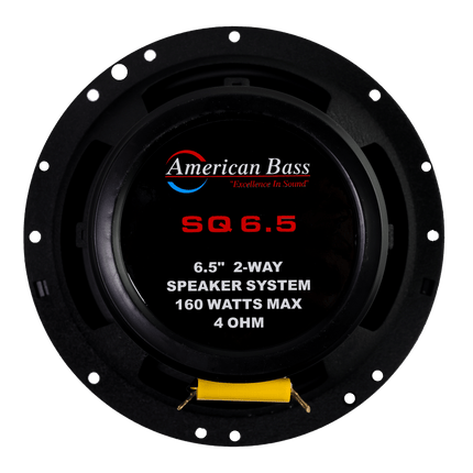SQ 6.5" Full Range Speakers | 80 Watts (Pair)