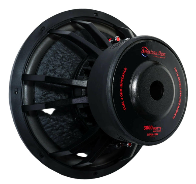 TITAN 15″ Car Subwoofer | 800 Watts RMS | Dual Voice Coil 4 Ohm