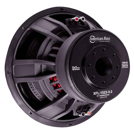 XFL 15″ Car Subwoofer | 1500 Watts RMS | Dual Voice Coil 2 Ohm or 4 Ohm