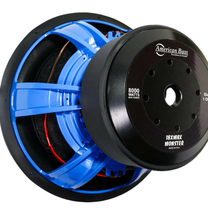 XMAXXX Monster 18″ Car Subwoofer | 4000 Watts RMS | Dual Voice Coil 1 Ohm or 2 Ohm